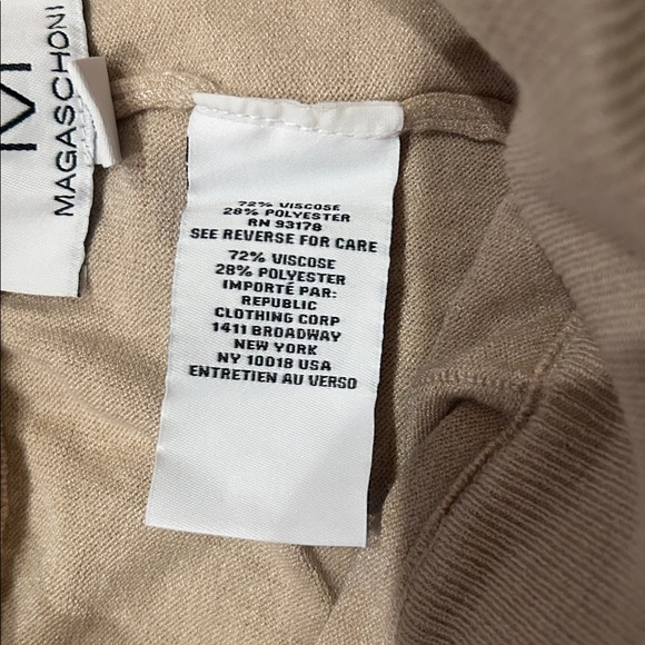 Magaschoini Women's Cream Wide-Leg Pants S - Picture 5 of 5